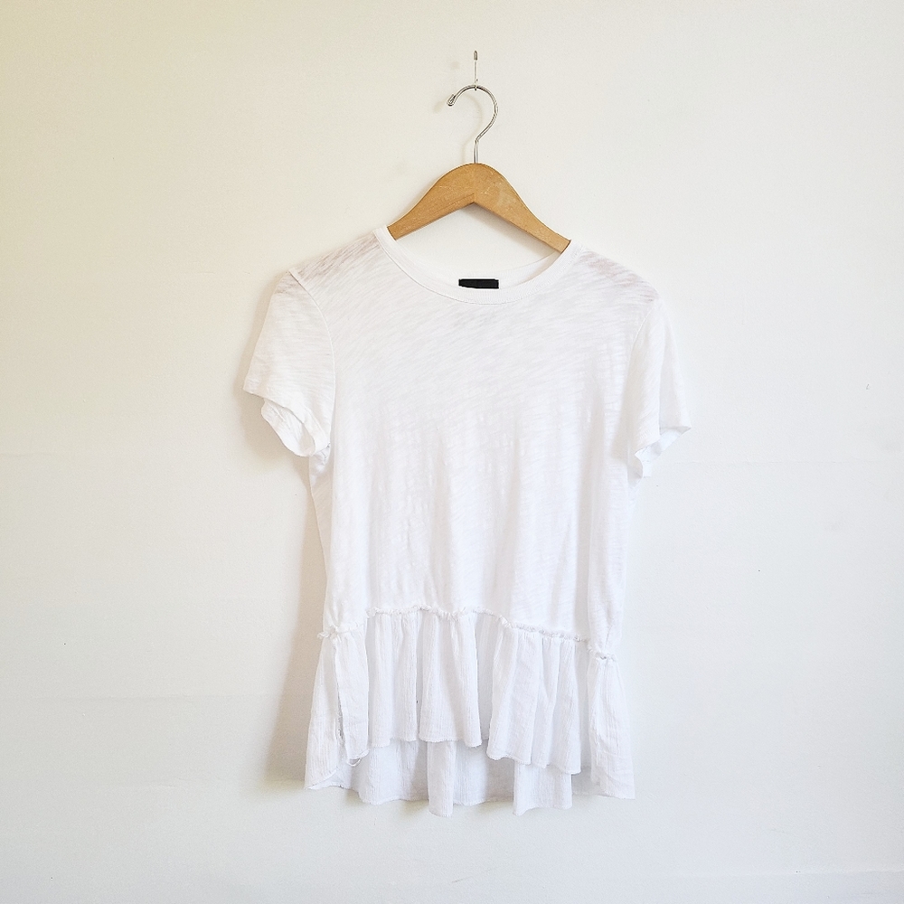 ATM
Anthony Thomas Melilo Slub Jersey Peplum Tee